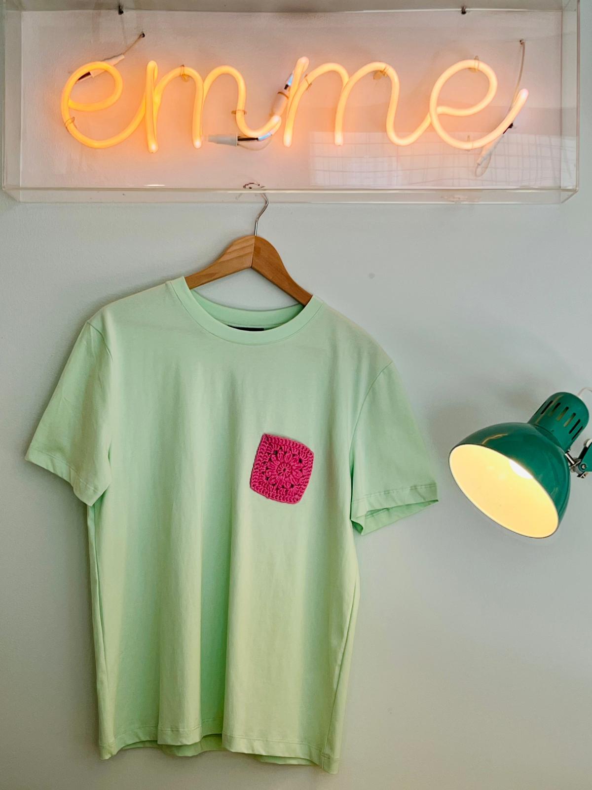 T-Shirt taschino crochet