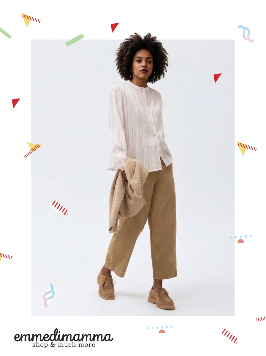 Pantaloni in velluto a coste